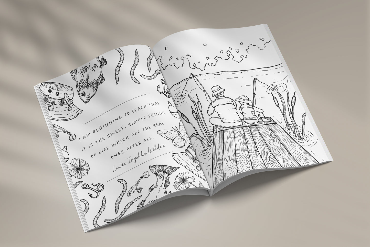 Seasons on the Homestead Coloring Book