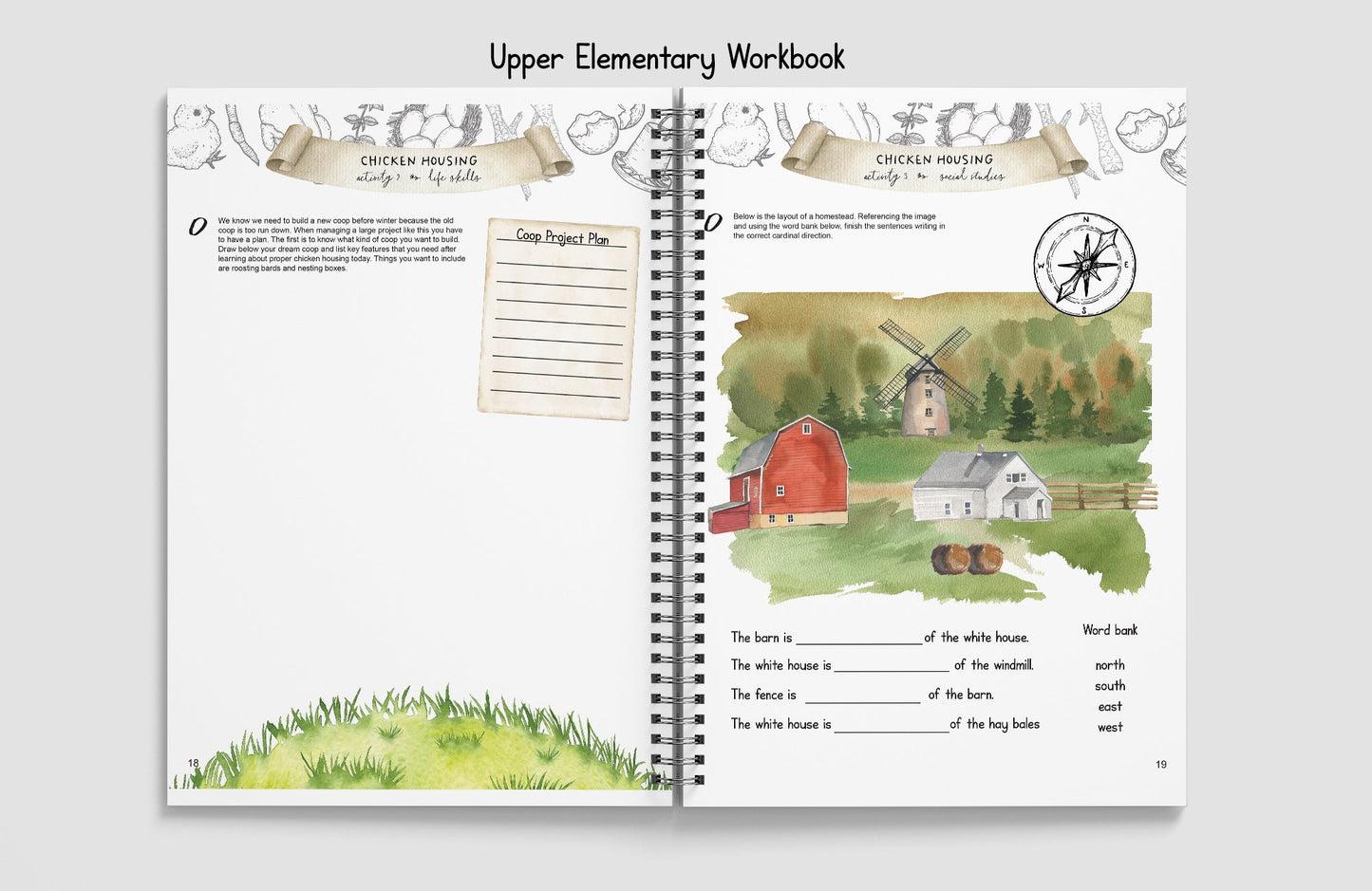 Small Group License - Chickens on the Homestead Unit Study- Digital