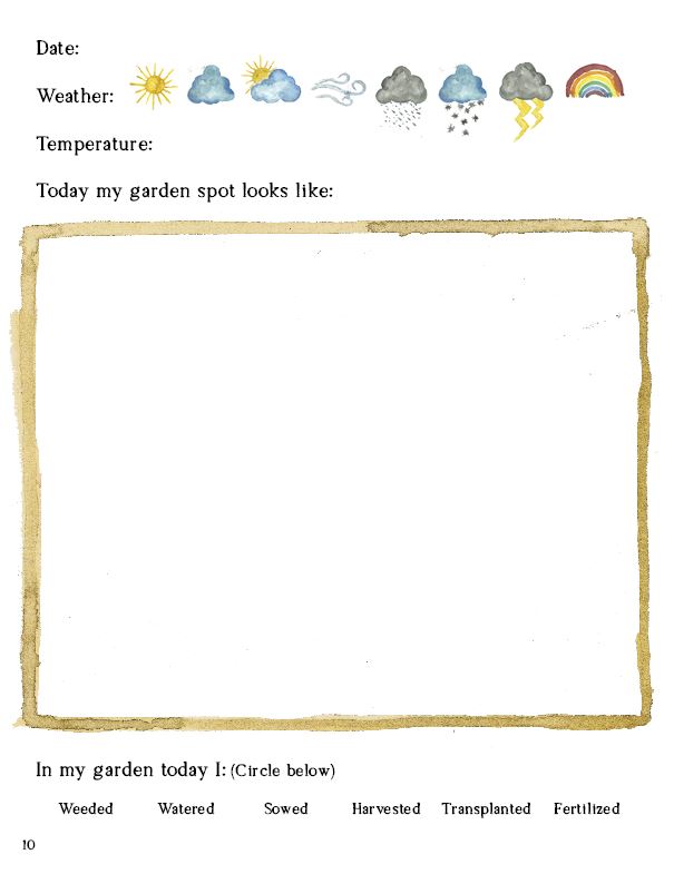 Homesteader's Garden Journal - Upper Elementary - Digital Download