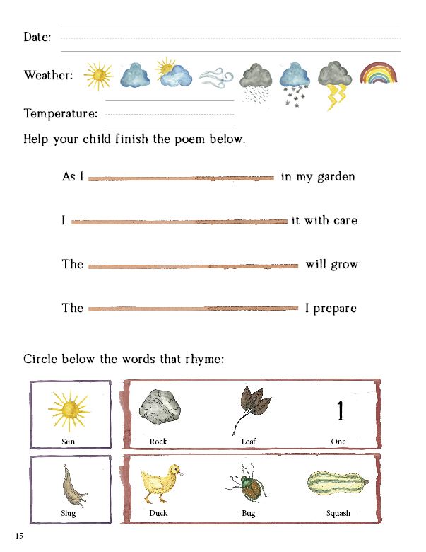 Homesteader's Garden Journal - Lower Elementary