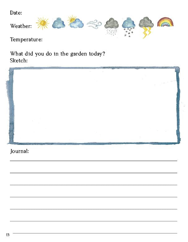 Homesteader's Garden Journal - Upper Elementary