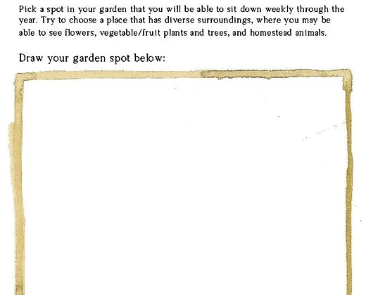 Upper Elementary Homesteader's Garden Journal