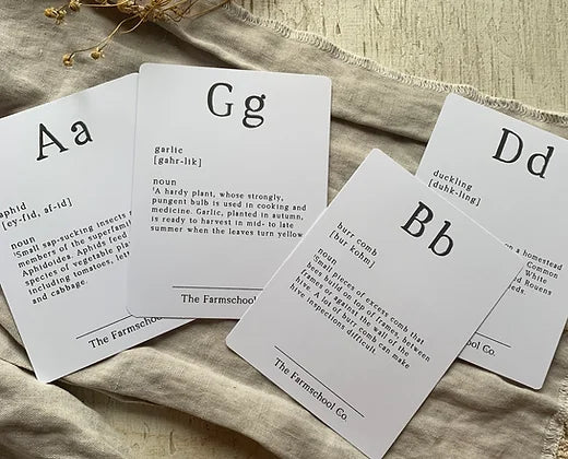 Homestead Alphabet Cards