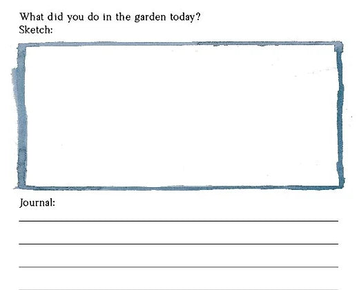 Upper Elementary Homesteader's Garden Journal