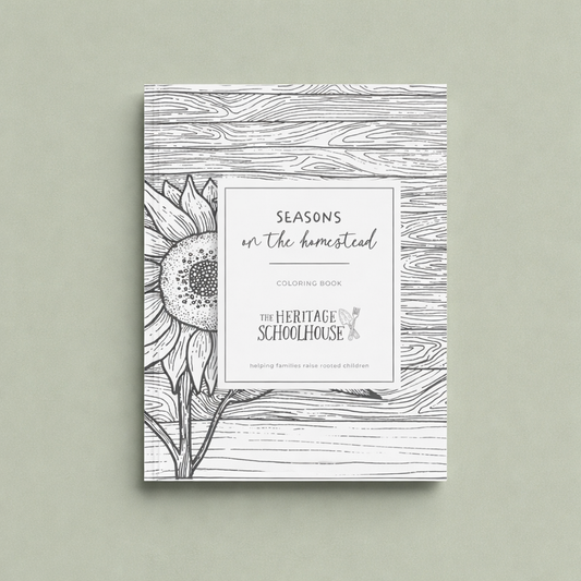 Seasons on the Homestead Coloring Book