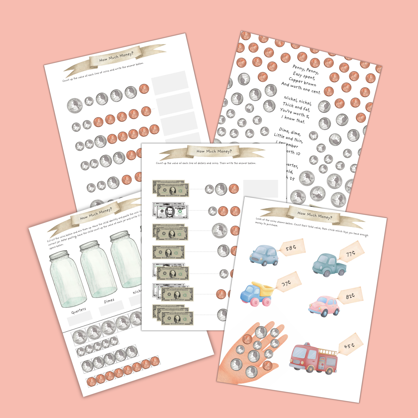 Money Activity Sheets