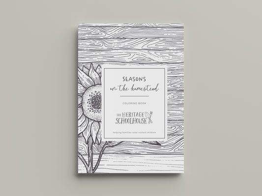 Seasons on the Homestead Coloring Book