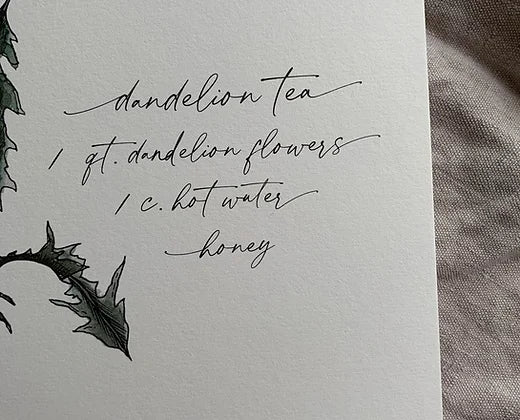 Dandelion Tea Print