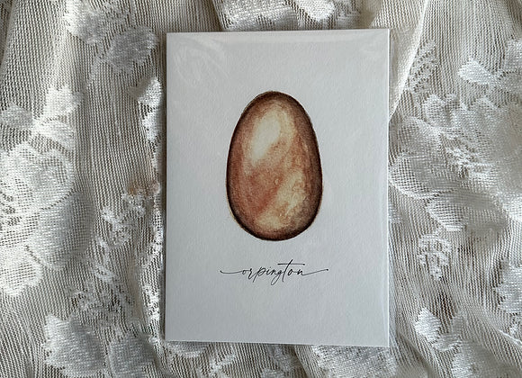 Orpington Egg Print